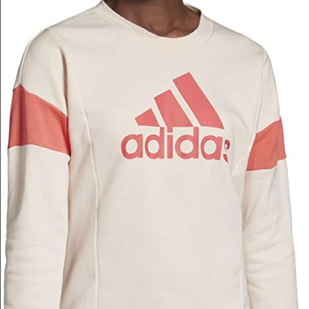 Adidas Originals 3 Stripes Blue Crop Top Hoodie M